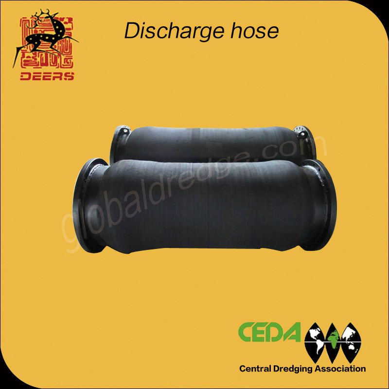 Easy install marine rubber dredging hose