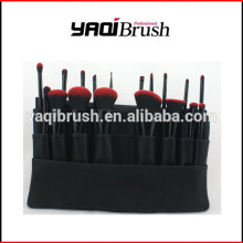 Wholesale professional folding makeup bag 18 piece brush set