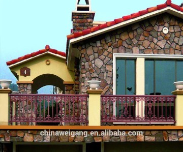 Cast iron balcony railing metal balcony railing