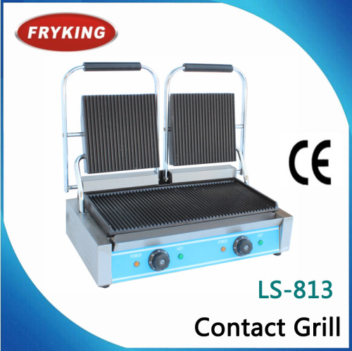CE sandwich press grill machine/panini griddle