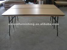 30"x72" Rectangle Wedding Plywood Folding Table