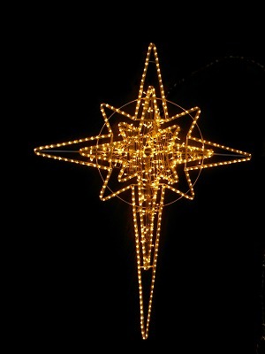 LED Star Motif Light/LED Eight Pointed Star