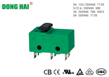 Double Pole Green Mini Micro Switch