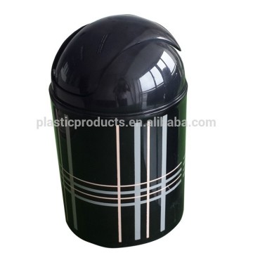 Household plastic decorative trash can