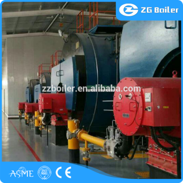 Quick steam 8ton operational panel gas boiler