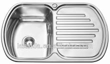 Single wash basins with drainboard for Kitchen Items