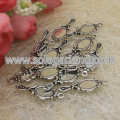 Antik Silver Hand Mirror Charms Hängen Drop 10 * 27MM