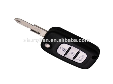 Renault flip remote key shell fobs custom 3 buttons 2.5 renault car keys