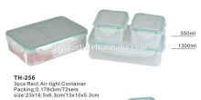 Set Of 3 Rect. Air-tight Container TH-256
