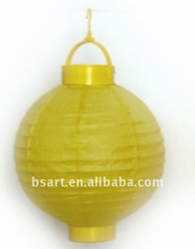 yellow indoor hanging Paper Lantern