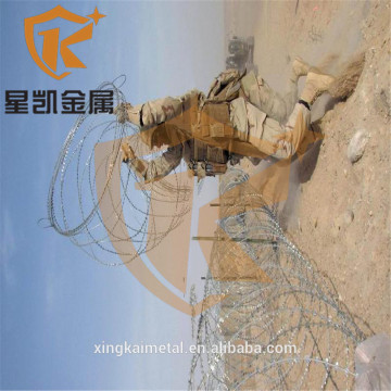 electro galvanized razor barbed wire