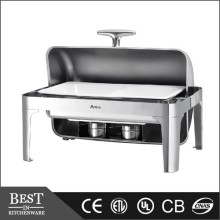 High qulity oblong roll-top chafing dish/electric heating chafing dish/Buffet Stove/buffet chafing dish