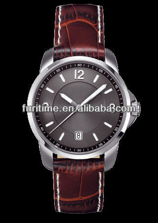 genuine leather men watch fashion leather watch