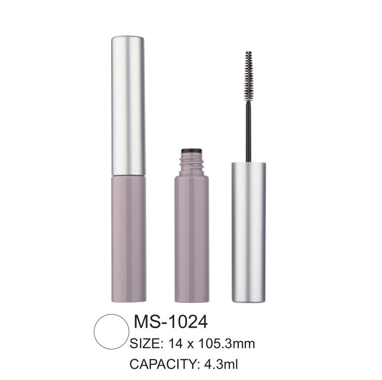 Plastic Empty Round Mascara with Brush