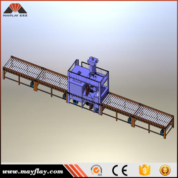 MAYFLAY Foundry Industry Blast Cleaning Equipment Roller Conveyor Shot Blasting Machine