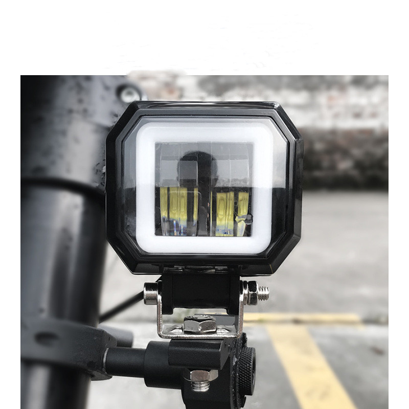 20W LED Work Light With Angel Eye Halo Ring 3inch  LED Work Lights Bar Spot Pods Driving Fog Lamp  Offroad ATV 4WD