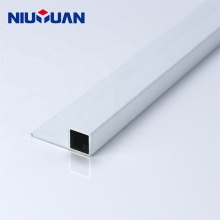 Customized White Aluminum Square Edge Tile Trim by NIUYUAN
