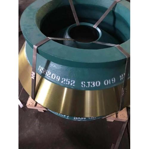 HP800 High Mangane Cone Crusher Wear Suku Cadang