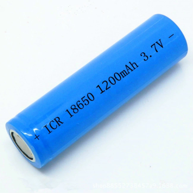 Litiumbatteri 18650 3.7V 1200mAh Li-ion battericell