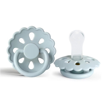 Flower Shaped Silicone Baby Pacifier Soothing Teething