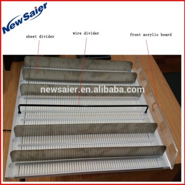 always front gravity feed display roller shelf for drinks