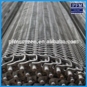 AISI 304L stainless steel Spiral Conveyor Belts used in cooling system