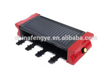 Electric table top raclette grill