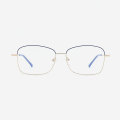 Vintage Square Metal Women's Optical Frames