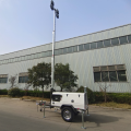 9m Telescopic Mast 4*3000w LED Lighting Tower