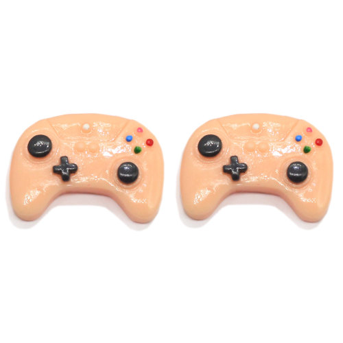 Nieuwe Aangekomen Kleurrijke Game Controller Hars Kralen DIY Thuis Craft Handgemaakte Art Decor Telefoon Case Ornament Hangers Vinden