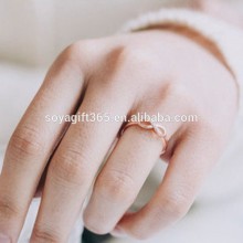 Rhinestone Infinity Knuckle Ring Band Midi Finger Rings Jewelry Gold silver