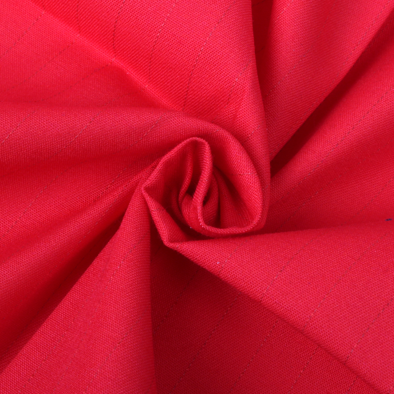 Anti-static 80% Polyester 20% Cotton Dyed color twill Fabric for workwear