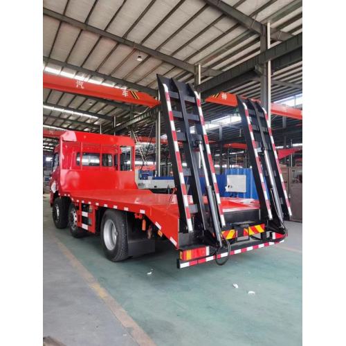 Dongfeng 4x2 Low Bed Flat Truck untuk Forklift
