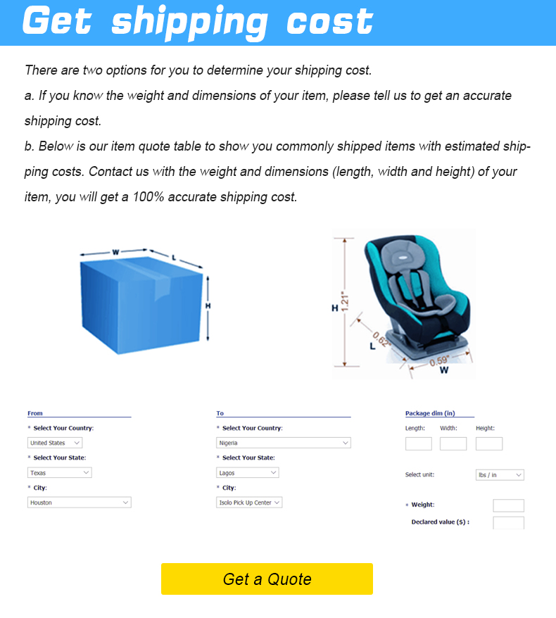 door to door express air shipping rates from china to USA