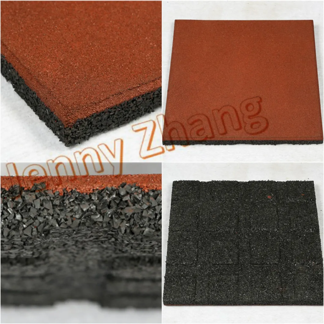 Outdoorrubber Tile Paver/Playground Rubber Mat/Rubber Shock Absorbers