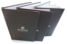 Cmyk Printing / Pms Printing Silver Hot Stamping For The Logo Custom Printed Notepads
