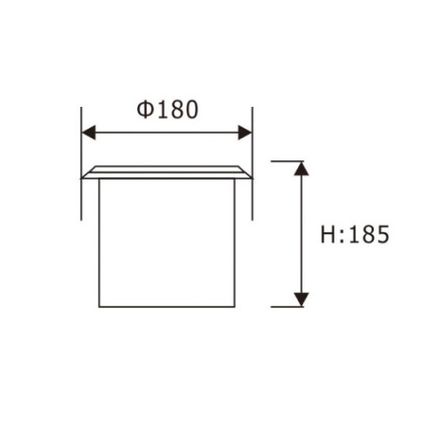 LEDER Fernbedienung 3000K 20W LED Bodeneinbauleuchte