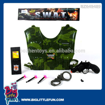 Military police equipment toy police gun set toy
