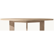 Customizable Outdoor Round Dining Table - Wholesale Solid Teak Wood