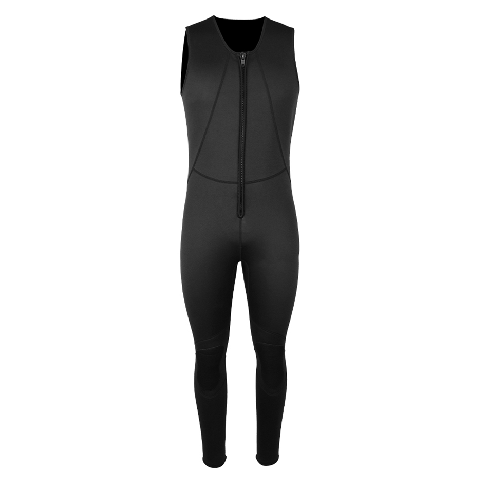 Seaskin erkekler neopren ön fermuarlı çiftçi John Wetsuits