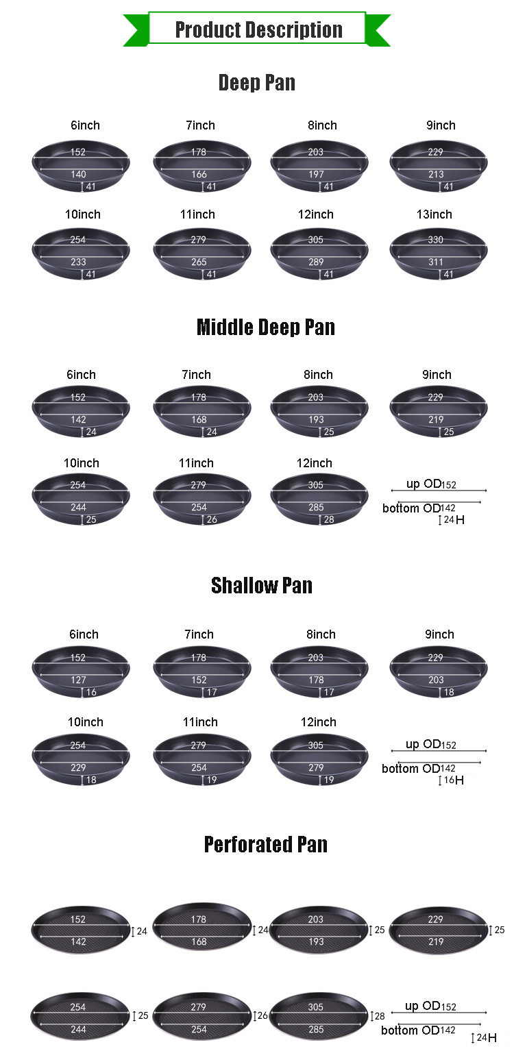 Shallow Round Cake Pie Pan