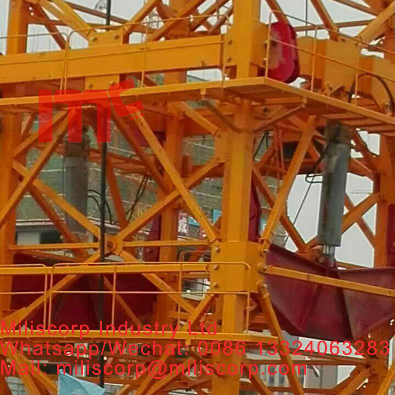 double cylinder tower crane