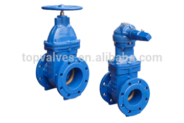 PN10/16 Soft seal gate valve,position indicator gate valve din