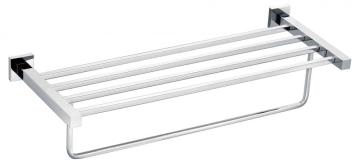 Square towel rack for wall