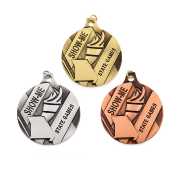 Hot Selling Custom Gold Plated Souvenir Award Medal