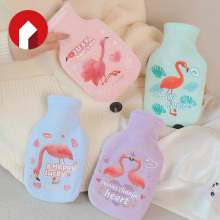 Flamingo hot water bottle
