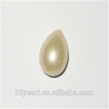14-19mm Yellow Raindrop Shell Pearls Beads