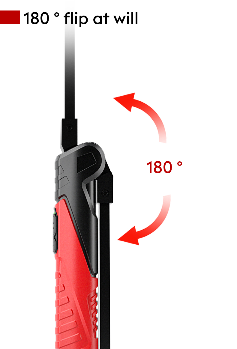 Hot Sell emergency IPx4 waterproof ETL certificate Type-C Rechargeable magnetic working light with car work light