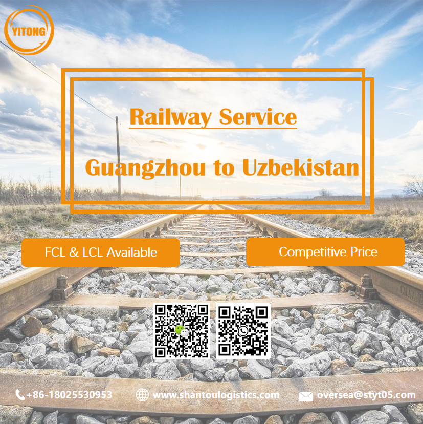 Railway Service from Guangzhou to Uzbekistan 