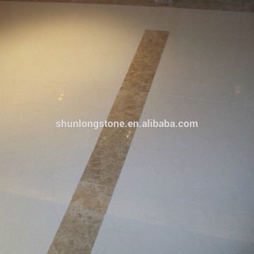 Marble floor tile,beige and brown marble tile